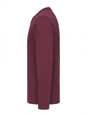 Мъжка тениска OMBRE L171 БОРДО