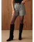 Дамски шорти DSTREET SY0612 СВЕТЛО СИВО