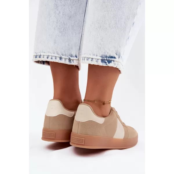  Дамски кецове BIG STAR SHOES UU274009 БЕЖОВО 