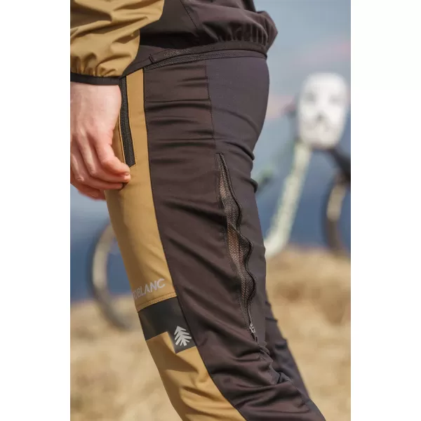  Мъжки водоустойчив мултиспортен панталон NORDBLANC RIDGEWALK NBSPM8325 КАФЯВО 
