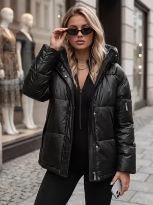 Дамско яке DSTREET TY5966 ЧЕРЕН