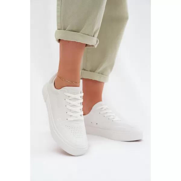  Дамски кецове BIG STAR SHOES TT274008 БЯЛО 