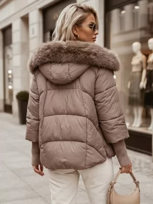 Дамско яке DSTREET TY5888 БЕЖОВО