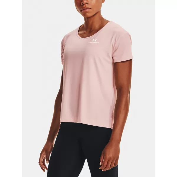  Дамска тениска UNDER ARMOUR UA RUSH ENERGY CORE SS 1365683-685 РОЗОВО 