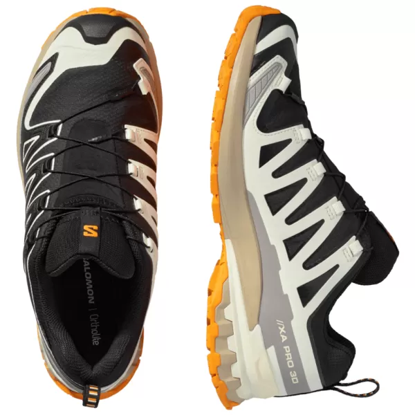  Мъжки обувки SALOMON XA PRO 3D V9 GORE-TEX L47881900 ЧЕРЕН/ВАНИЛОВ ЛЕД/КУРКУМА 