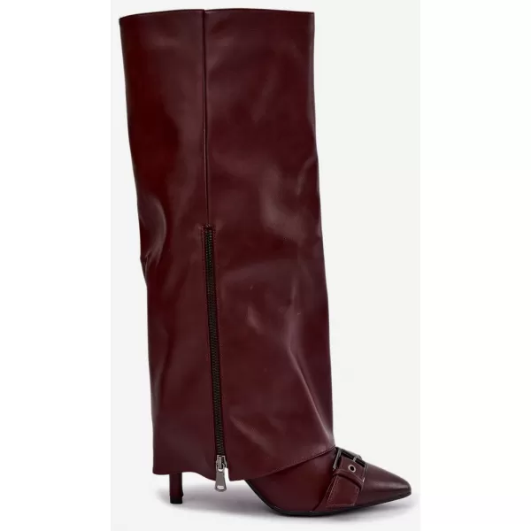  Дамски боти BOTO 9386 WINE RED ВИНЕНО-ЧЕРВЕНО 