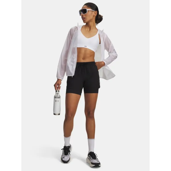  Дамски шорти UNDER ARMOUR UA VELOCITI PRO 6IN 2N1 SHORT 6010885-008 ЧЕРЕН 