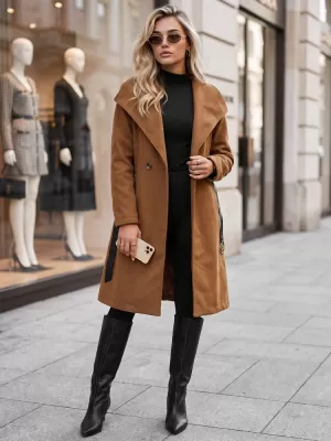 Дамско палто DSTREET NY0641 КАРАМЕЛ
