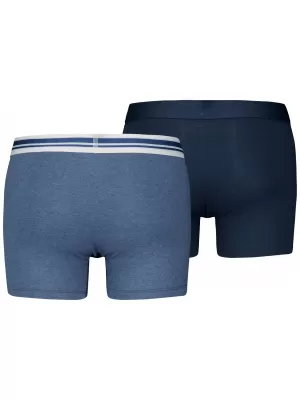 Мъжки боксерки PUMA MEN EVERYDAY PLACED LOGO BOXER 2P 93847604 СВЕТЛО СИН МЕЛАНЖ