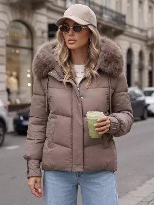 Дамско яке DSTREET TY5893 КАКИ