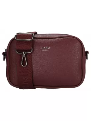 Чанта през рамо CHARM LONDON Mulberry street W01597 Bordeaux red ЧЕРВЕНО БОРДО
