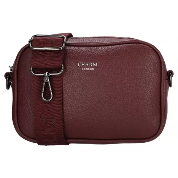  Чанта през рамо CHARM LONDON Mulberry street W01597 Bordeaux red ЧЕРВЕНО БОРДО 