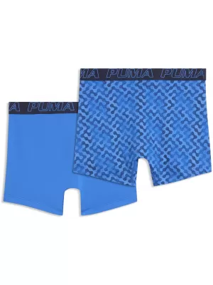 Мъжки боксерки PUMA MEN GRAPHICAL PRINT BOXERS 2P 94780404 СИНЬО КОМБО