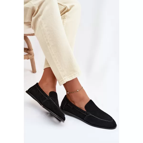 Дамски мокасини BIG STAR SHOES TT274209 ЧЕРЕН 