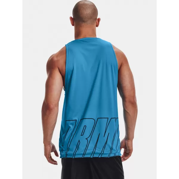  Мъжки потник UNDER ARMOUR UA BASELINE REVERSIBLE TANK 1361899-422 СИНЬО 