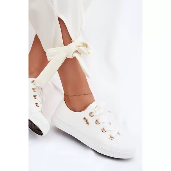  Дамски кецове LEE COOPER LCW-26-02-4068 БЯЛО 