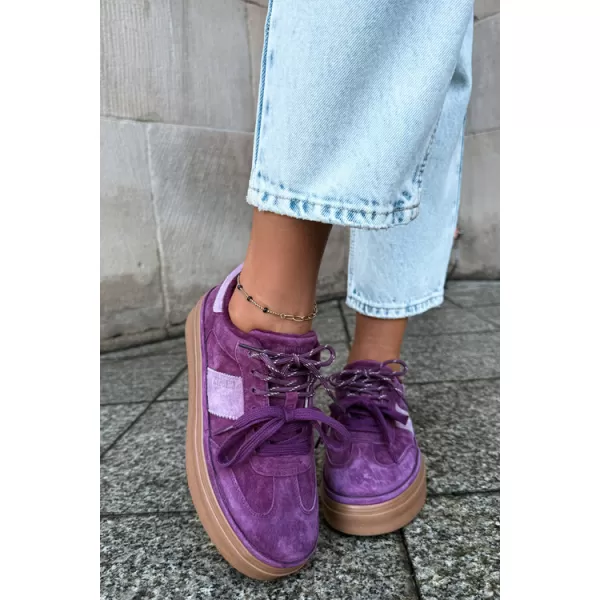  Дамски кецове BIG STAR SHOES UU274772 ЛИЛАВИ СЕНКИ 