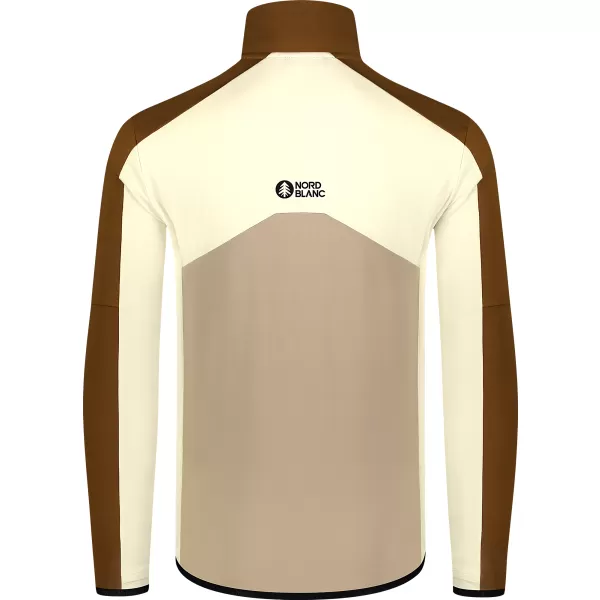  Мъжки суичър powerfleece NORDBLANC CUSP NBSFM8334 КАФЯВО 