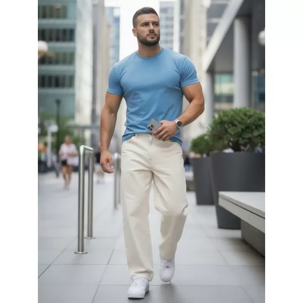  Мъжка тениска DSTREET RX5691 СВЕТЛО СИНЬО 