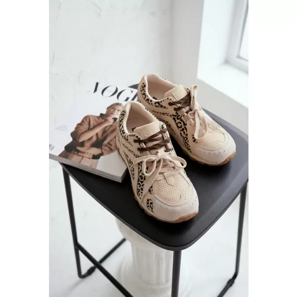  Дамски кецове BIG STAR SHOES TT274549 БЕЖОВО 