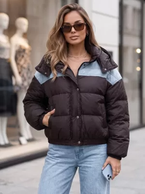 Дамско яке DSTREET TY6088 КАФЯВО