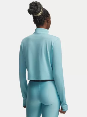 Дамска тениска UNDER ARMOUR TECH BRANDED 1/2 ZIP 6009988-425 СИНЬО