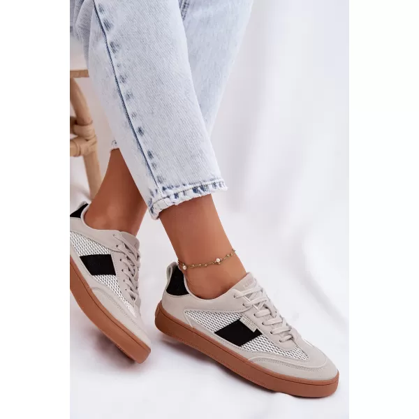  Дамски кецове BIG STAR SHOES TT274758 СИВО 