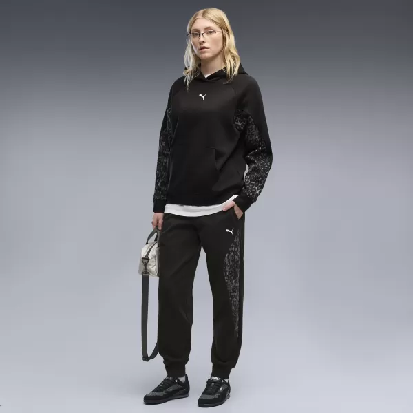  Дамски суичър PUMA SPORT ANIMAL STANDARD HOODIE FL 69400701 ПУМА ЧЕРНА 