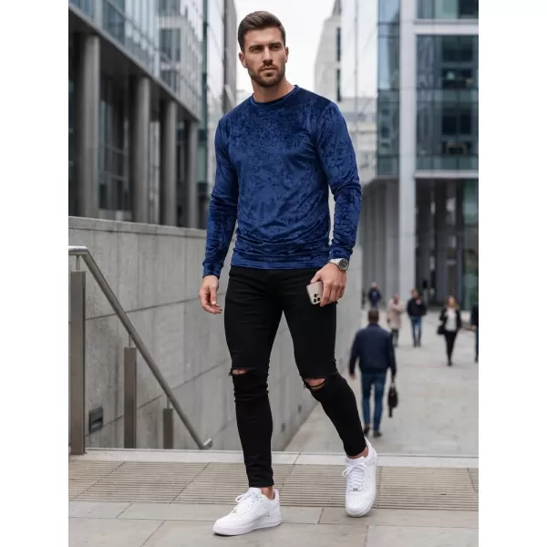  Мъжки суичър DSTREET BX5531 ТЪМНО СИНЬО 