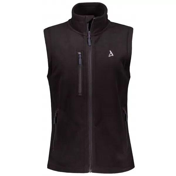  Дамска поларена жилетка ALTISPORT ALW002525 ЧЕРЕН 