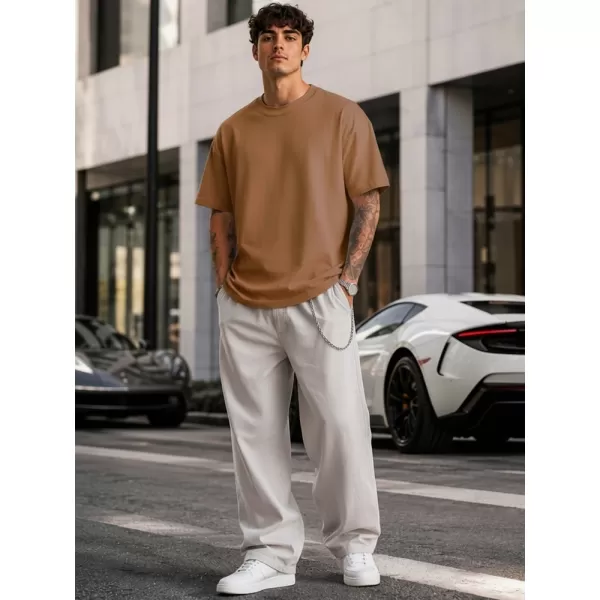  Мъжка тениска DSTREET RX5685 КАРАМЕЛ 