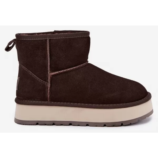  Дамски обувки BIG STAR SHOES UU274693 КАФЯВО/БЕЖОВО 