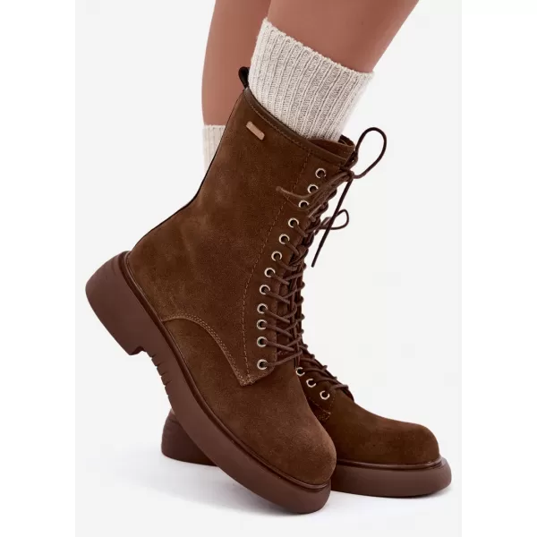  Дамски обувки BIG STAR SHOES UU274611 КАФЯВО/БЕЖОВО 