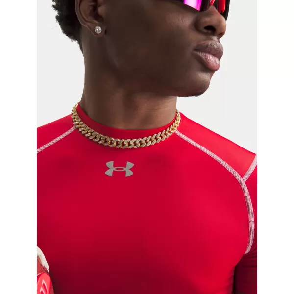  Мъжка тениска UNDER ARMOUR UA HG ELITE COMP SS 6015382-600 ЧЕРВЕНО 