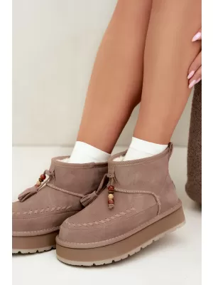Дамски обувки BIG STAR SHOES UU274679 БЕЖОВО