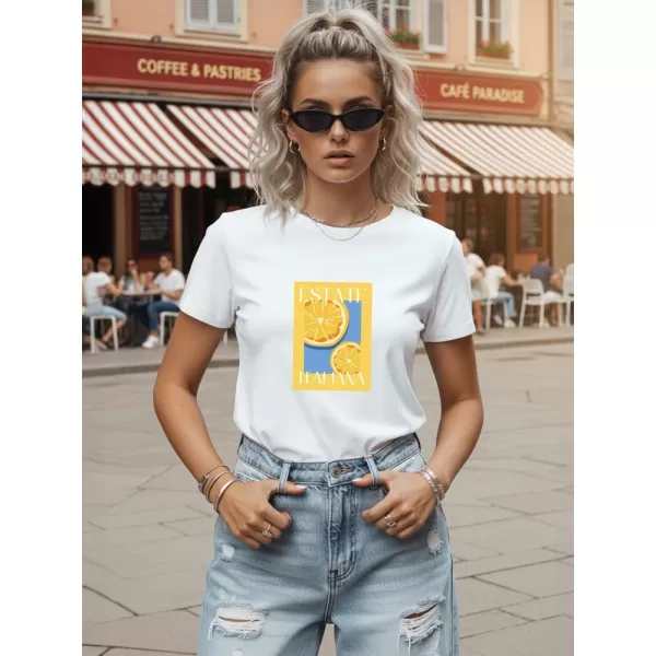  Дамска тениска DSTREET NX8026RY-WH БЯЛО 