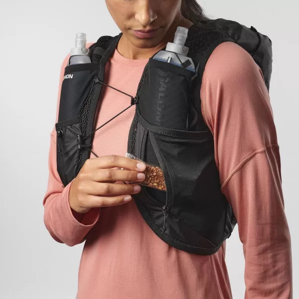  Дамска раница SALOMON ACTIVE SKIN 12 LC2178600 ЧЕРЕН/МЕТАЛ 