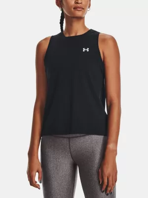 Дамски потник UNDER ARMOUR UA ESSENTIAL CTTN STRCH TANK 1376959-001 ЧЕРЕН