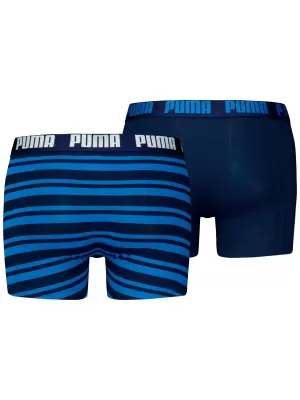 Мъжки боксерки PUMA MEN EVERYDAY HERITAGE STRIPE BOXER 93832601 СИНЬО