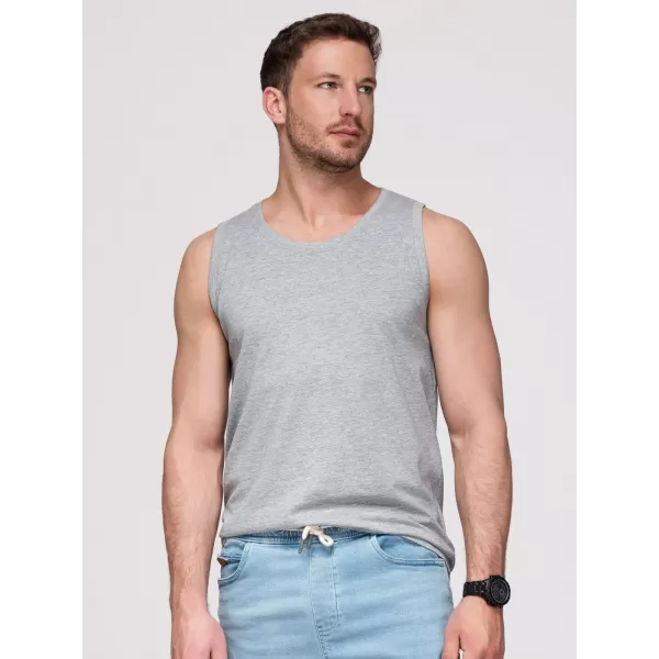  Мъжки потник OMBRE OM-TSBT-0272 СИВ МЕЛАНЖ 