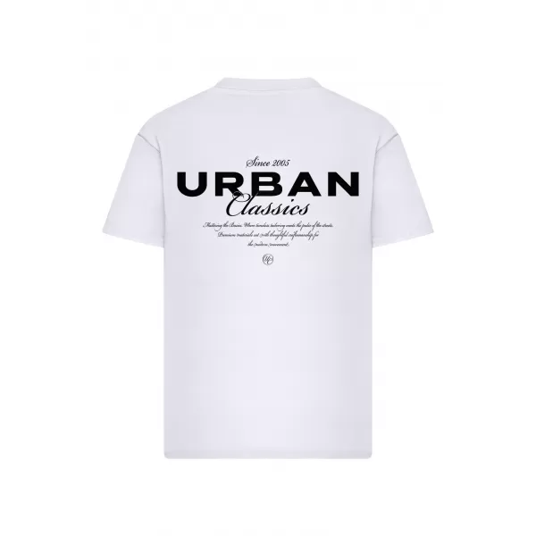  Мъжка тениска URBAN CLASSICS TB8665 БЯЛО 