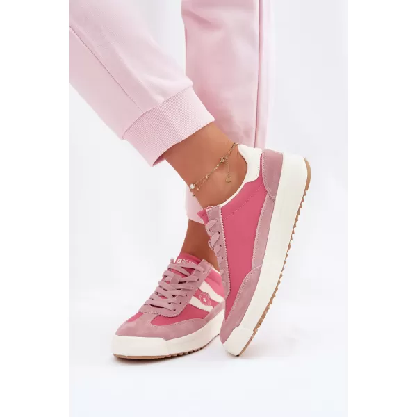  Дамски кецове BIG STAR SHOES TT274160 РОЗОВО 