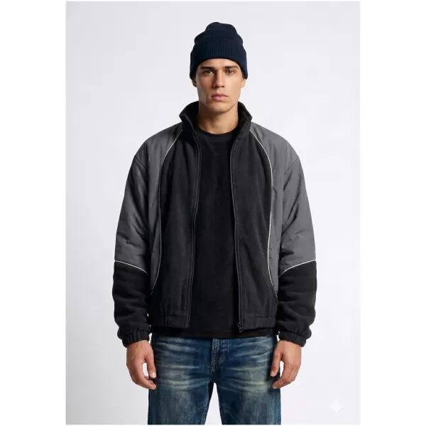  Мъжко анцуг яке URBAN CLASSICS TB8602-07652 ЧЕРЕН/МАГНИТ 