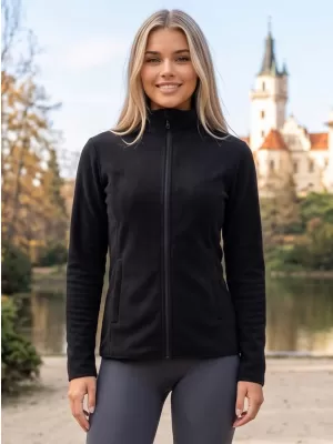 Дамски поларен суичър ALPINE PRO SIUSA 4 ЧЕРЕН
