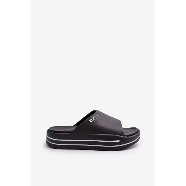  Дамски чехли BIG STAR SHOES NN274A037 ЧЕРЕН 