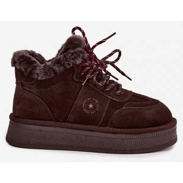  Дамски снежни човеци BIG STAR SHOES UU274312 ШОКОЛАД 