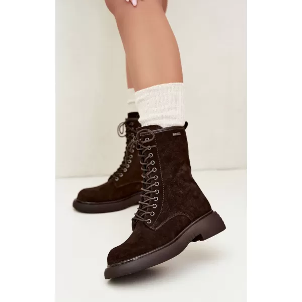  Дамски обувки BIG STAR SHOES UU274612 КАФЯВО/БЕЖОВО 