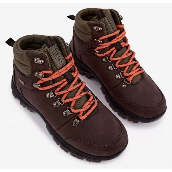  Мъжки трекинг обувки BIG STAR SHOES UU174195 ТЪМНО КАФЯВО 