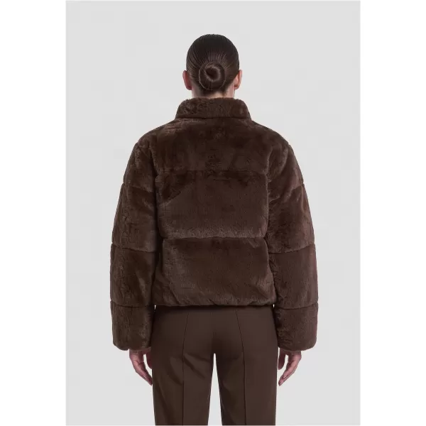  Дамско ватирано яке URBAN CLASSICS TB7935-00075 КАФЯВО 