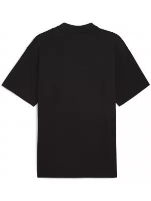 Мъжка тениска с яка PUMA WARDROBE ESS PIQUE RELAXED POLO 62965701 ПУМА ЧЕРНА